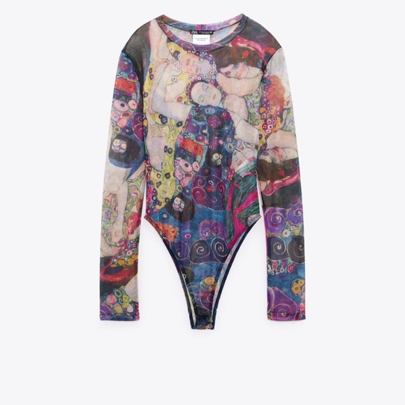 Zara Tops - ZARA THE VIRGIN TULLE BODYSUIT